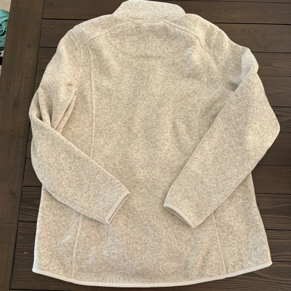 L.L. Bean Women’s Sweater Fleece Full Zip up Jacket - Picture 6 of 9